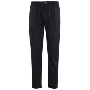 Herno Tailored Blue Pants With Elastic Waistband - NWT